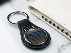 Sparco Porte-Clés Perso Cuir Pro Design Chic